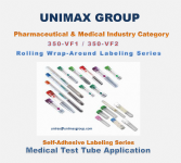 Rolling Wrap-Around Labeling Machine for Medical Test Tube